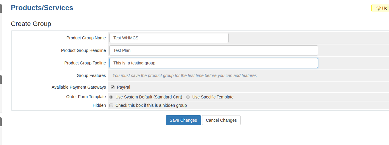 Ovipanel WHMCS Integeration 8
