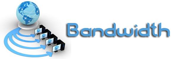 Data bandwidth. Data bandwidth
