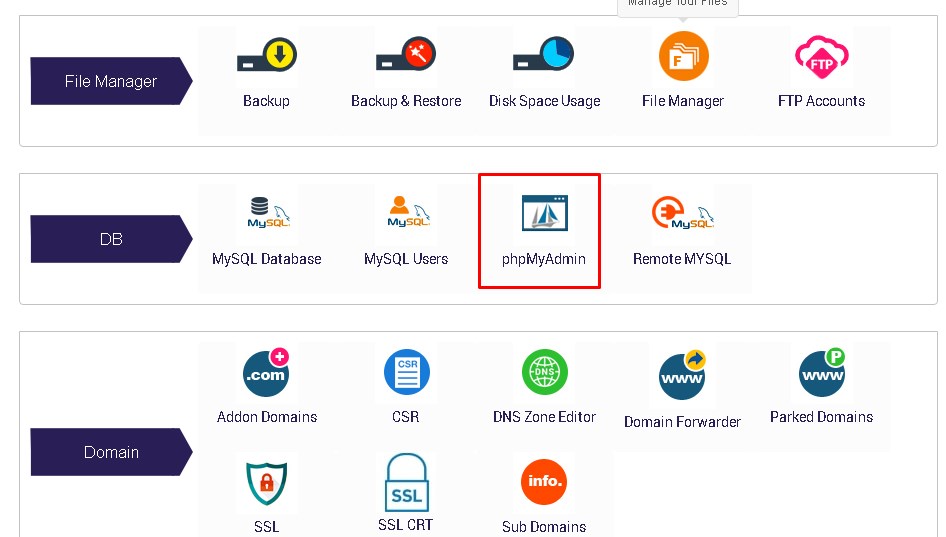 How to access your created databases from the front end in Linux?